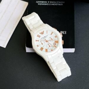 Emporio Armani White Ceramic Watch