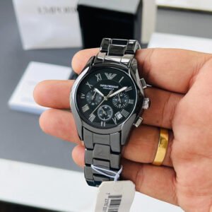 Emporio Armani Black Ceramic Watch