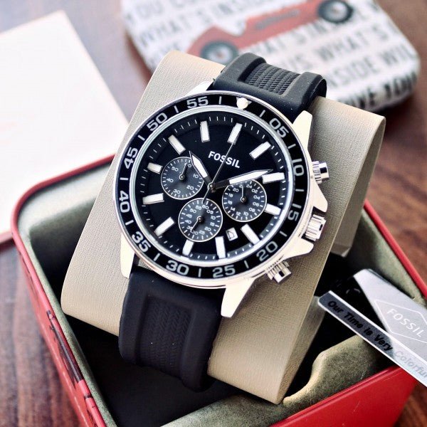 Fossil Men Black Analogue Watch