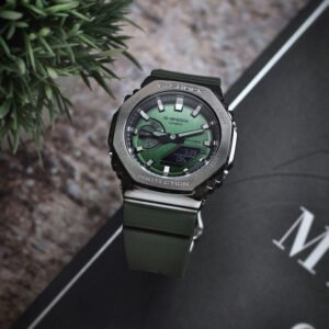 G-Shock Black & Green Digital Sports Watch