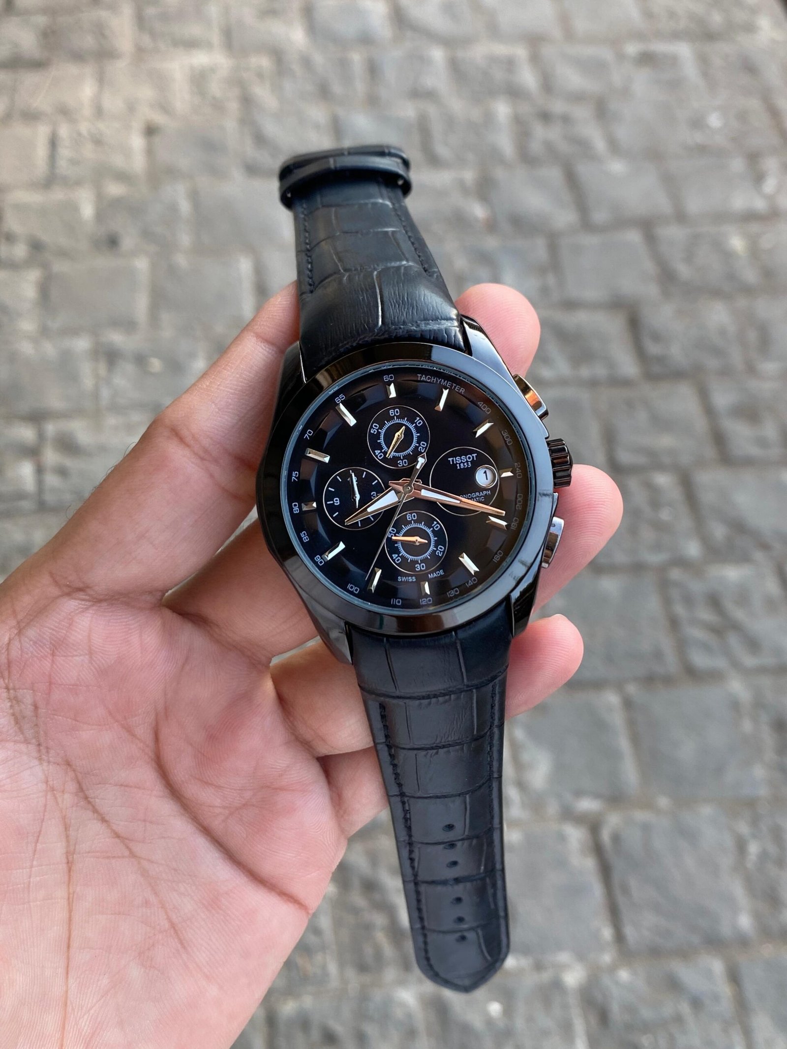 Luxury Chronograph Brown Leather Men’s Watch - Image 10