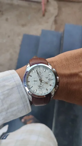 Tissot 1853 Chronograph Brown Leather Men's Watch photo review