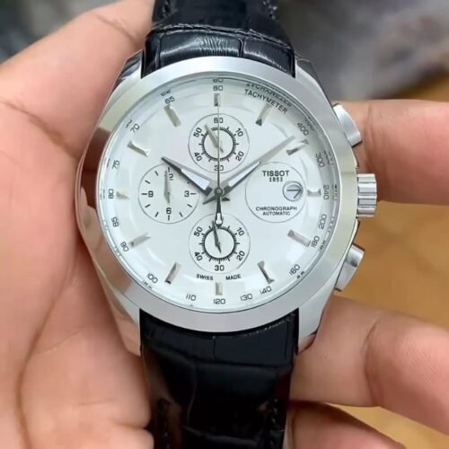 Premium Chronograph Brown Leather Men's Watch photo review