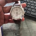 Premium Chronograph Brown Leather Men's Watch photo review